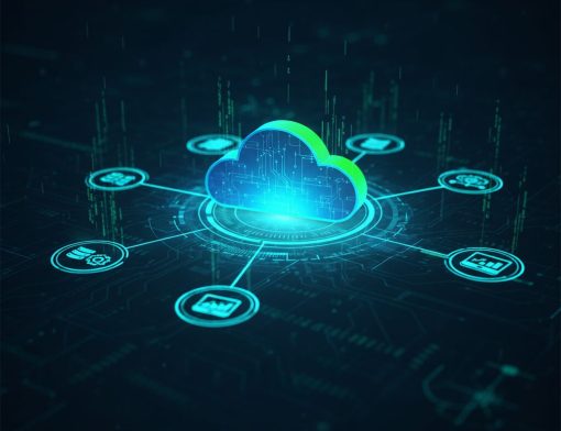 desenho de nuvem com ramificações